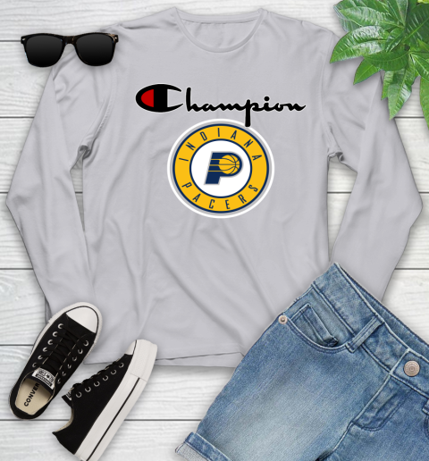 NBA Basketball Indiana Pacers Champion Shirt Youth Long Sleeve 3