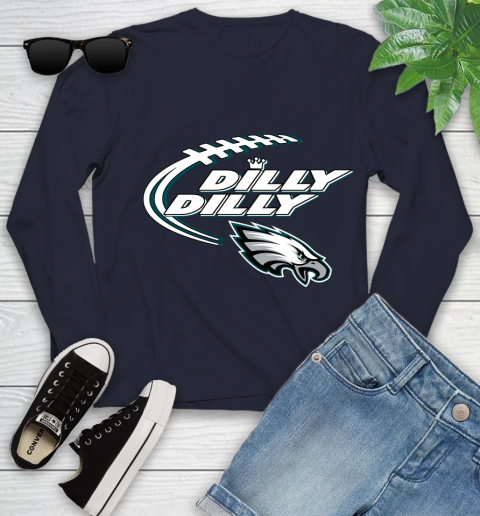 NFL Philadelphia Eagles Dilly Dilly Football Sports Youth Long Sleeve 3