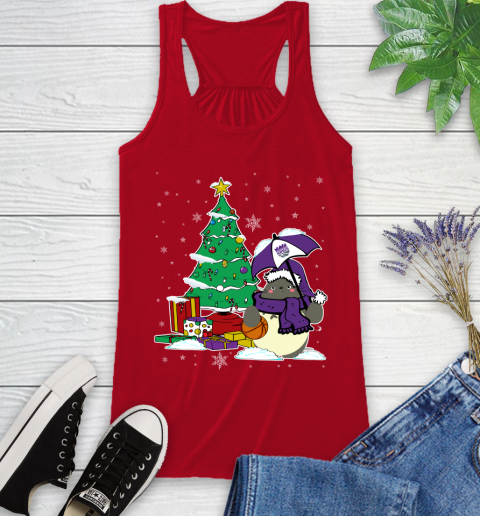 Sacramento Kings NBA Basketball Cute Tonari No Totoro Christmas Sports Racerback Tank 5