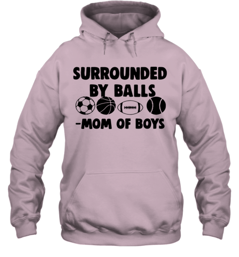 mom of boys hoodie