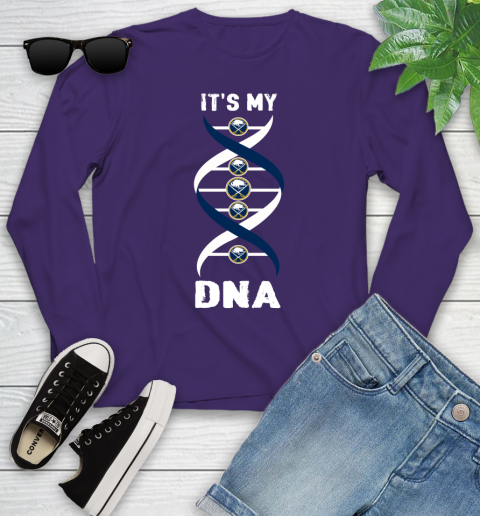 Buffalo Sabres NHL Hockey It's My DNA Sports Youth Long Sleeve 4