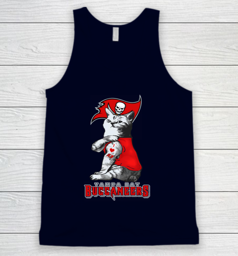NFL Football My Cat Loves Tampa Bay Buccaneers Tank Top 2