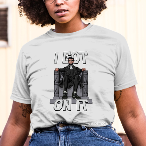 Air Jordan 5 Black Metallic Matching Sneaker Shirt Lincoln I Got On It Black Sneaker Shirt