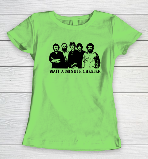 Wait A Minute Chester April Wine Women's T-Shirt 5
