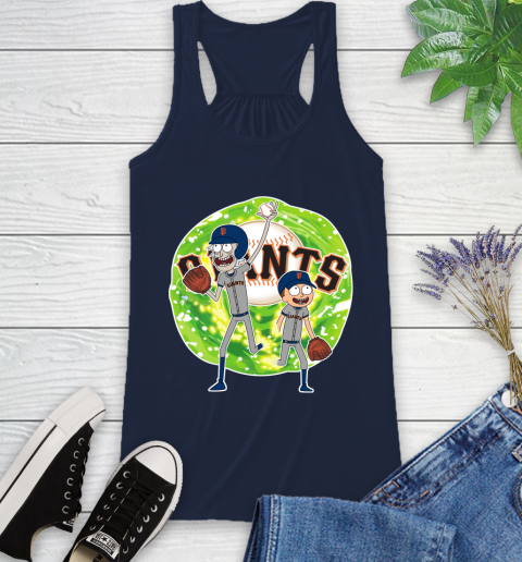 MLB San Francisco Giants Rick And Morty Baseball Sports Racerback Tank 12