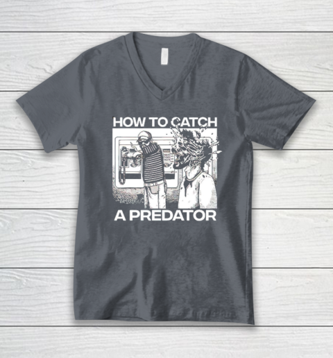 How To Catch A Predator V-Neck T-Shirt 3