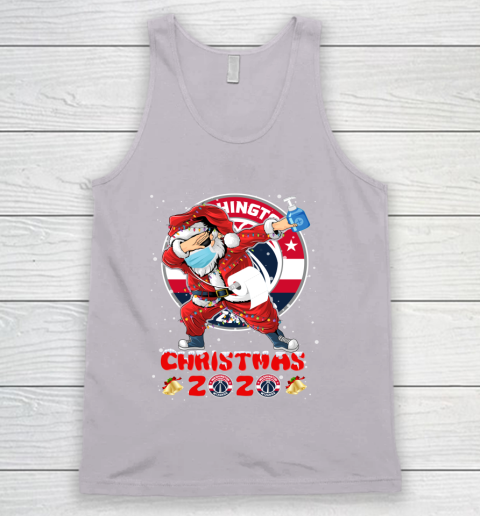 Washington Wizards Funny Santa Claus Dabbing Christmas 2020 NBA Tank Top 3