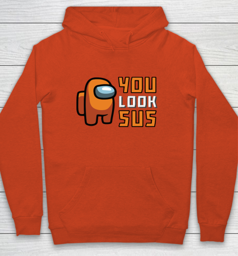 Among Us Shirt You Look SUS Youth Hoodie 3