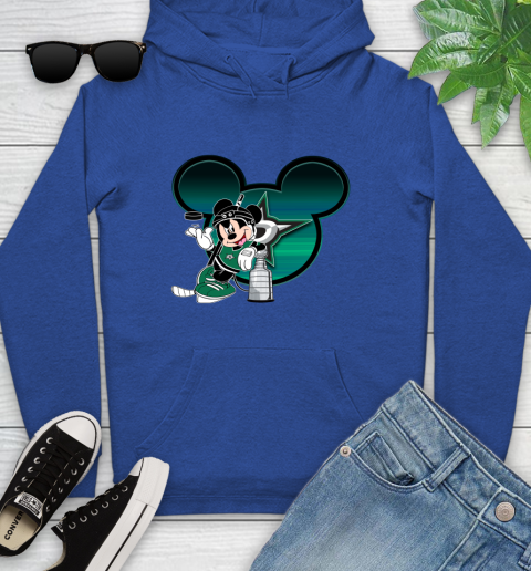 NHL Dallas Stars Stanley Cup Mickey Mouse Disney Hockey T Shirt Youth Hoodie 9