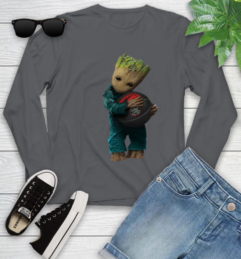 NBA Groot Guardians Of The Galaxy Basketball Sports Toronto Raptors Youth Long Sleeve 8