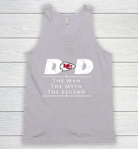 Kansas City Chiefs NFL Football Dad The Man The Myth The Legend Tank Top 3