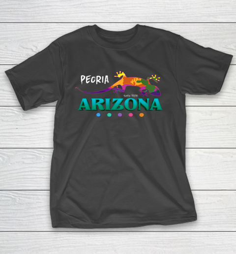 Peoria Arizona USA Desert Gecko Lizard Vacation Souvenir T-Shirt