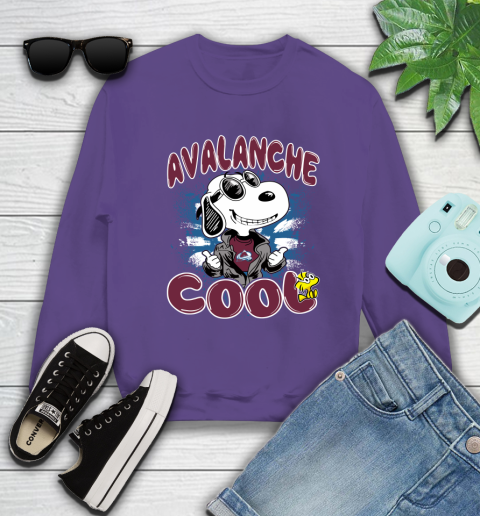 NHL Hockey Colorado Avalanche Cool Snoopy Shirt Sweatshirt 4