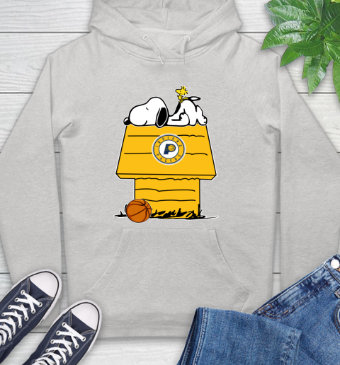 Indiana Pacers NBA Basketball Snoopy Woodstock The Peanuts Movie Hoodie