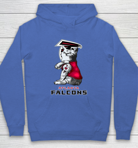 NFL Football My Cat Loves Atlanta Falcons Hoodie 6