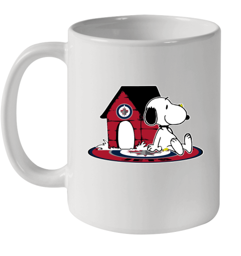 NHL Hockey Winnipeg Jets Snoopy The Peanuts Movie Shirt Ceramic Mug 11oz