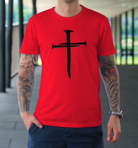 Christian Jesus Nail Cross T-Shirt 14