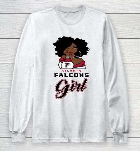 Atlanta Falcons Girl NFL Long Sleeve T-Shirt 2
