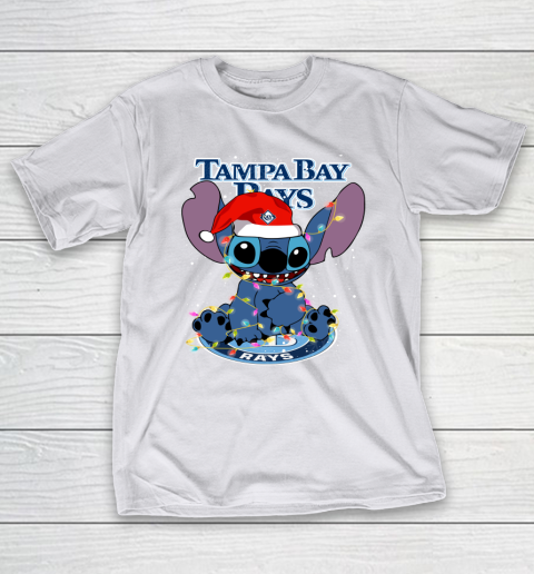 Tampa Bay Rays MLB noel stitch Baseball Christmas T-Shirt 9