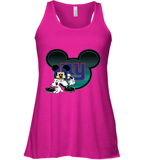 NFL New York Giants Mickey Mouse Disney Football T Shirt y4wyTjxYy7l flowy tank 32 95 151514 front neon pink