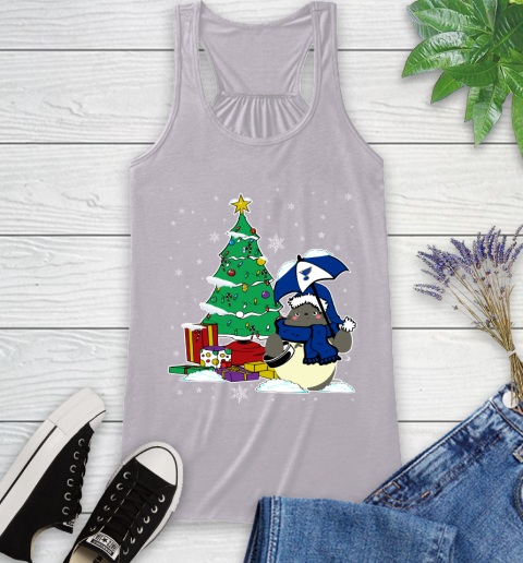 St.Louis Blues NHL Hockey Cute Tonari No Totoro Christmas Sports (1) Racerback Tank 4