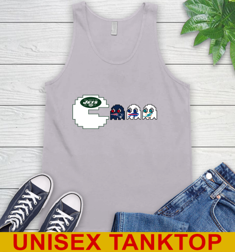 New York Jets NFL Football Pac Man Champion Tank Top 4