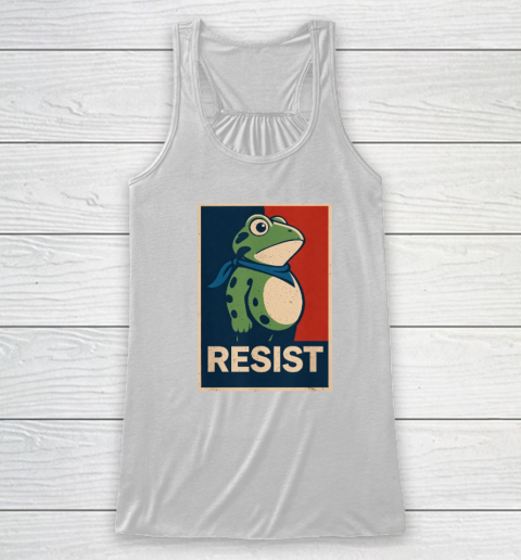Portland Frog Protest “RESIST” Shirt Racerback Tank