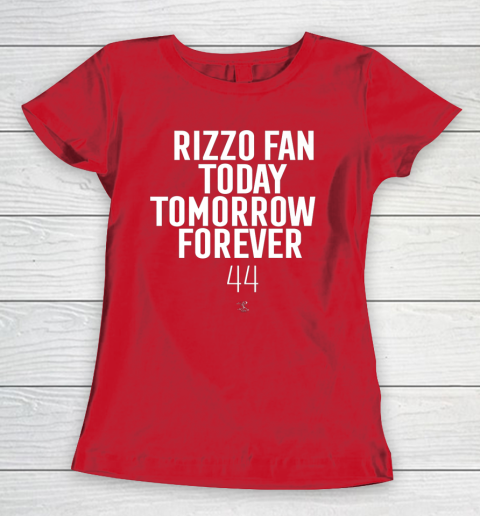 Anthony Rizzo Tshirt Fan Today Tomorrow Forever Gameday Women's T-Shirt 9