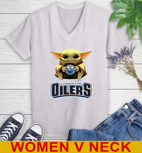 NHL Hockey Edmonton Oilers Star Wars Baby Yoda Shirt 77