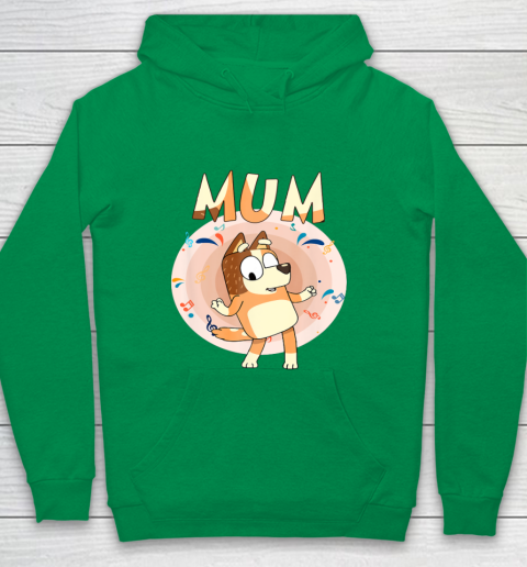 Bluey Dad Mom Funny Family Mother's Day Youth Hoodie 6