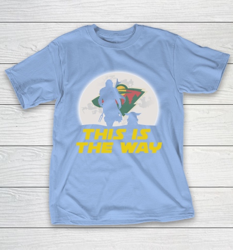 Minnesota Wild NHL Ice Hockey Star Wars Yoda And Mandalorian This Is The Way T-Shirt 10