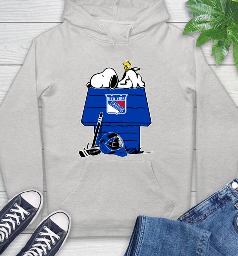 New York Rangers NHL Hockey Snoopy Woodstock The Peanuts Movie Hoodie