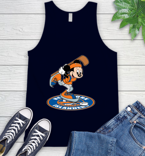 NHL Hockey New York Islanders Cheerful Mickey Disney Shirt Tank Top 3