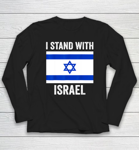 I Stand With Israel  Free Israel Long Sleeve T-Shirt