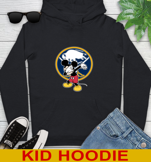 Buffalo Sabres NHL Hockey Dabbing Mickey Disney Sports Youth Hoodie 2