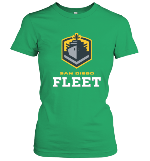 San Diego Fleet logo n6u1 san diego fleetlogo ladies t shirt 20 front irish green