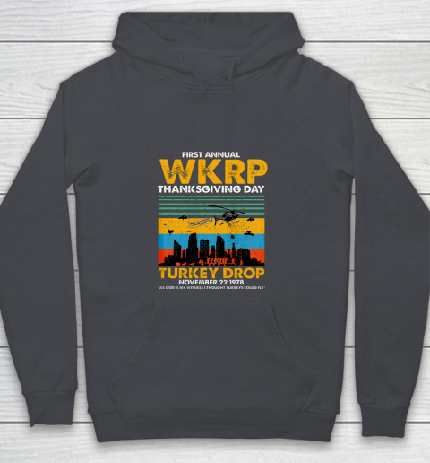 Wkrp Turkey Drop Shirt Turkey Drop T Shirt Turkey Drop Retro Youth Hoodie 5