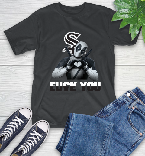 MLB Chicago White Sox Deadpool Love You Fuck You Baseball Sports T-Shirt