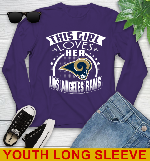 Los Angeles Rams NFL Football This Girl Loves Her Team 120
