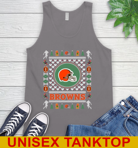 Cleveland Browns Merry Christmas NFL Football Loyal Fan Tank Top 6