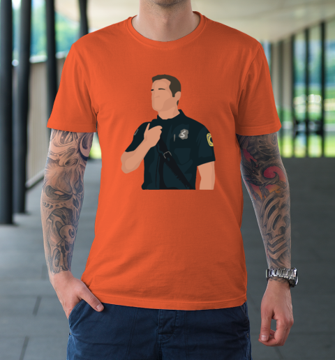 Bobby Nash Captain 911 On ABC TV Show T-Shirt 2