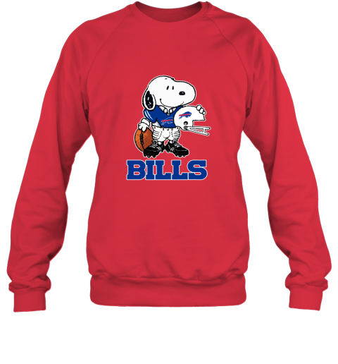 Snoopy A Strong And Proud Buffalo Bills Player NFL Sweatshirt