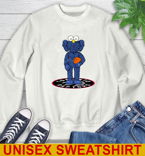 NBA Basketball Toronto Raptors Kaws Bff Blue Figure Shirt Sweatshirt