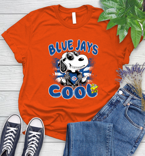 MLB Baseball Toronto Blue Jays Cool Snoopy Shirt Women's T-Shirt 3