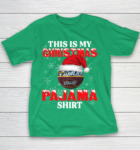 Cleveland Cavaliers This Is My Christmas Pajama Shirt NBA Youth T-Shirt 3