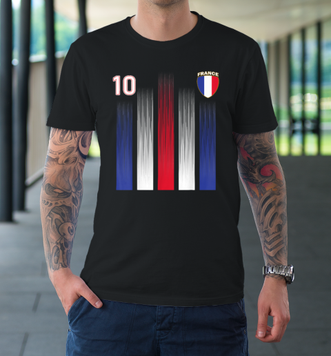 France Soccer Jersey France 10 Soccer Football Fan T-Shirt