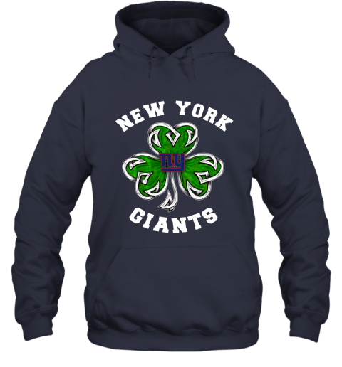 NFL New York Giants Three Leaf Clover St Patrick's Day Football Sports T  Shirt - Freedomdesign