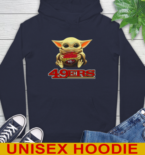 NFL Football San Francisco 49ers Baby Yoda Star Wars Shirt Hoodie 4