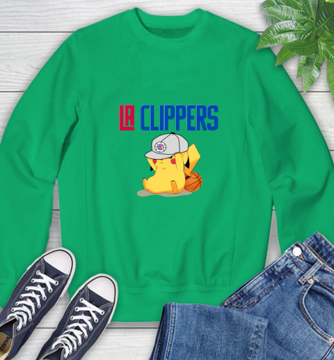 NBA Pikachu Basketball Sports Los Angeles Clippers Sweatshirt 6