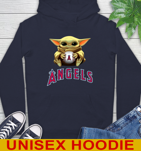 MLB Baseball Los Angeles Angels Star Wars Baby Yoda Shirt 16
